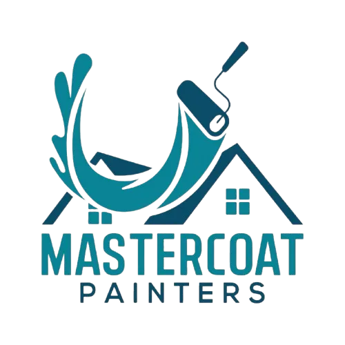 Master Coat Painters teal logo with company name for site footer